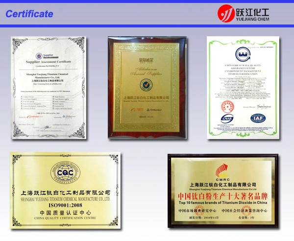 Titanium Dioxide for Indoor and Outdoor Paints China Dioxide Titanium