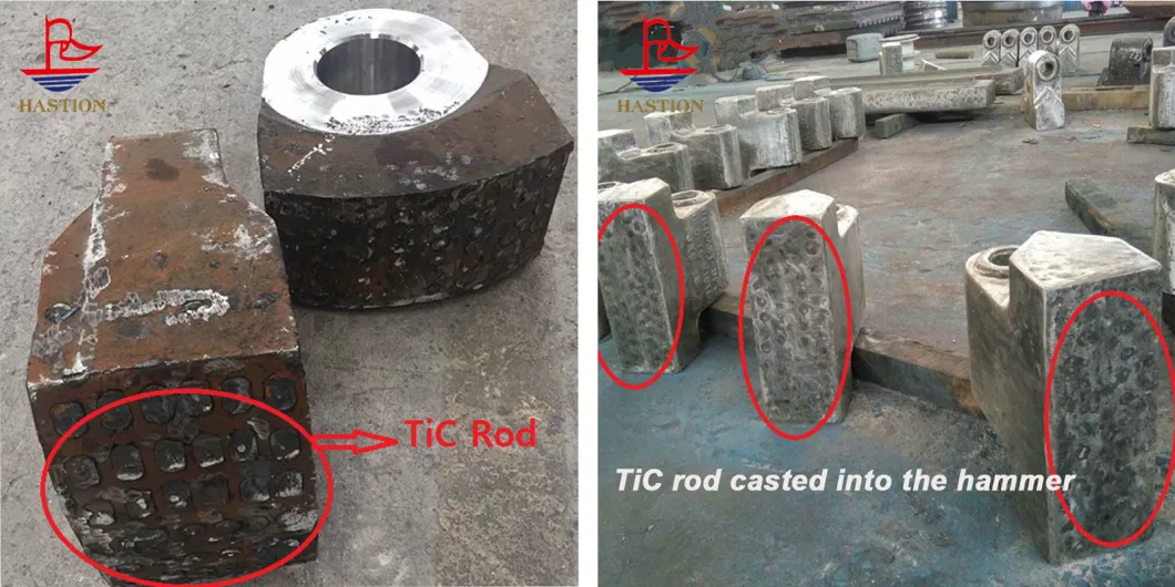 Titanium Alloy Rod Carbide Cermet Round Bar for Crusher Hammer Head