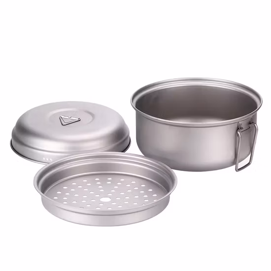 Portable Titanium Outdoor Cookware Set